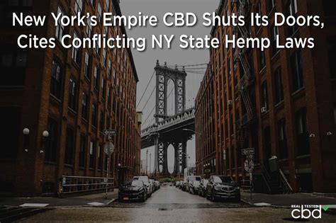 New York’s Empire CBD Shuts Its Doors, Cites Conflicting NY State Hemp Laws